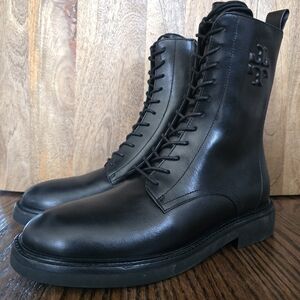 Tory Burch Double T Combat Boot